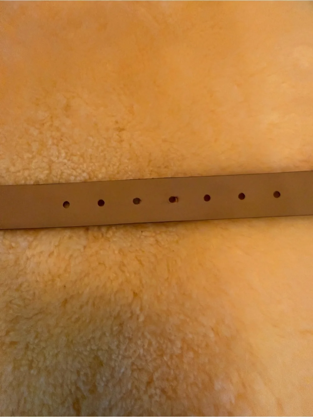 Michael Kors Pebbled Leather Women's Size Large Tan Belt with God Stud Accents